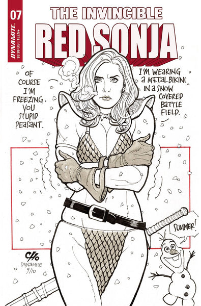 RED SONJA - FRANK CHO COVER BUNDLE - 6 BOOKS