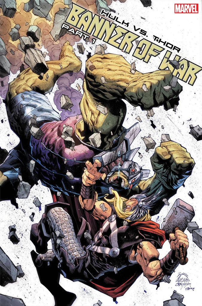 HULK VS THOR BANNER WAR ALPHA #1 - 1:50 STEGMAN VARIANT