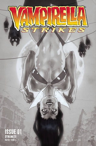 VAMPIRELLA STRIKES #1 - 1:7 CALDWELL B&W VARIANT