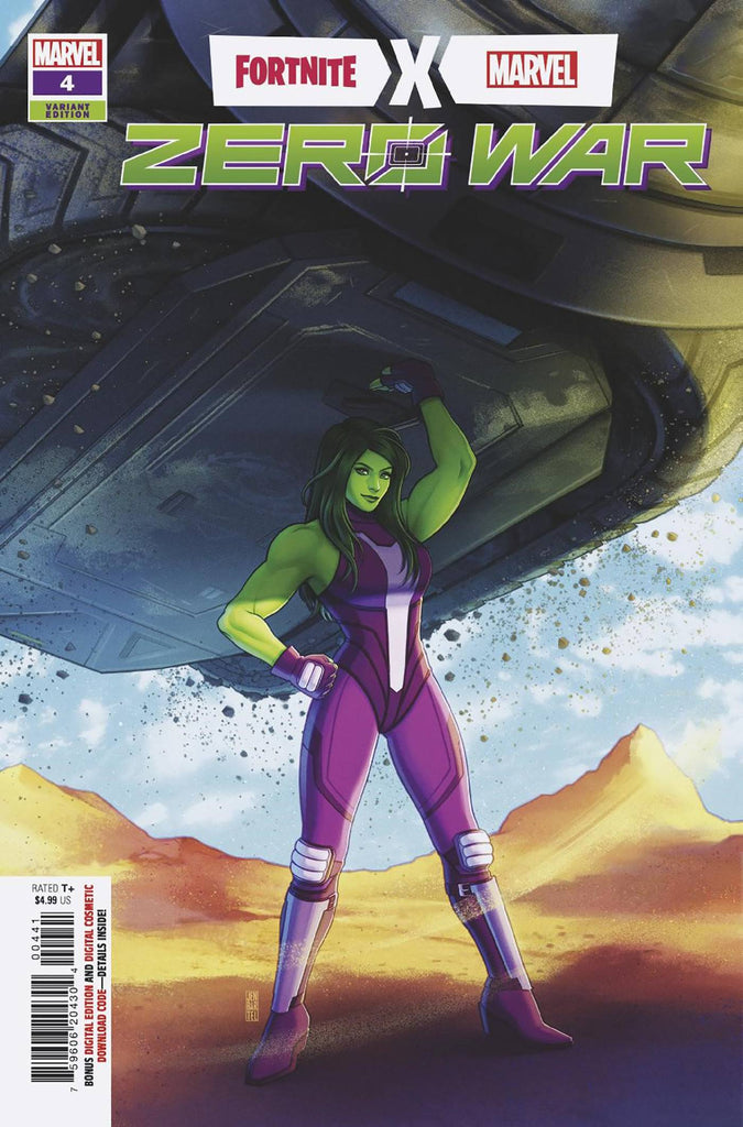 FORTNITE X MARVEL ZERO WAR #4 - 1:50 JEN BARTEL SHE-HULK VARIANT