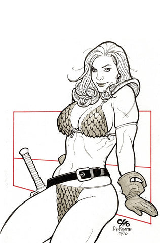 INVINCIBLE RED SONJA #9 - 1:7 FRANK CHO VIRGIN VARIANT