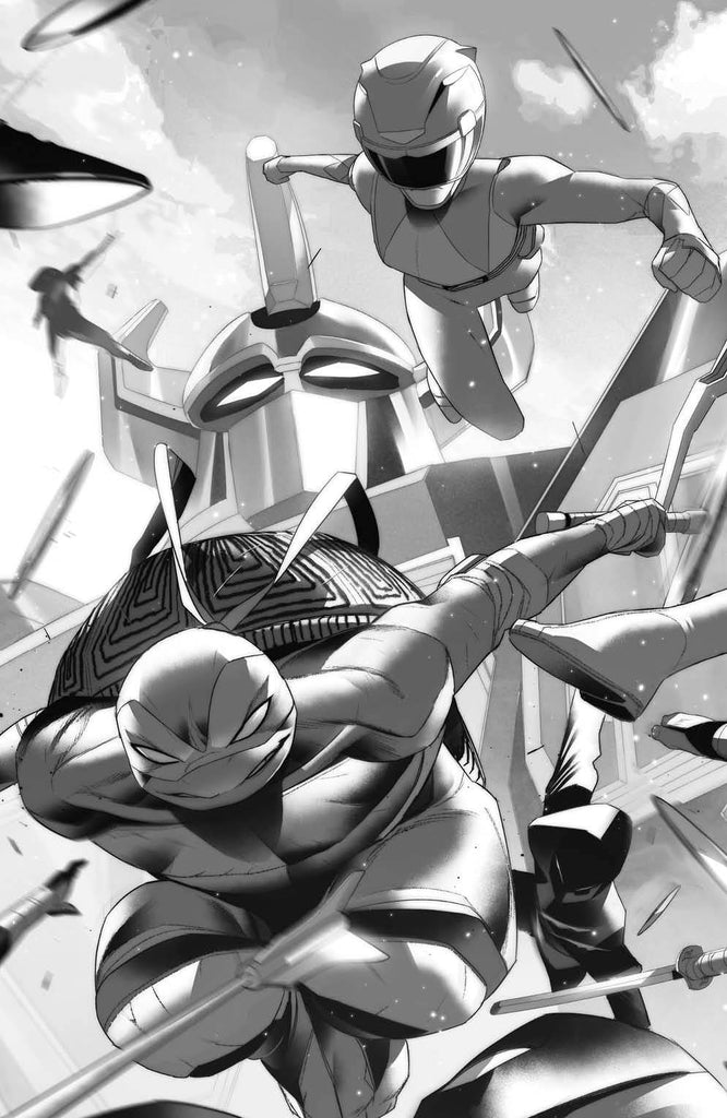 POWER RANGERS NINJA TURTLES II #1 - 1:50 SIMONE DI MEO VARIANT