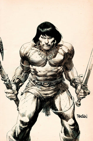 CONAN BARBARIAN #1 - 1:25 PANOSIAN VIRGIN B&W VARIANT