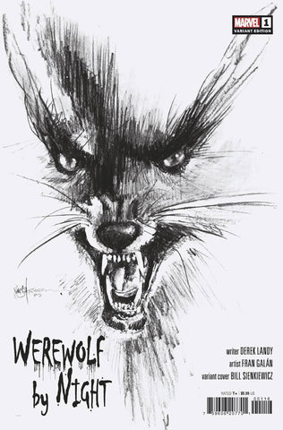 WEREWOLF BY NIGHT #1 - 1:25 BILL SIENKIEWICZ HIDDEN GEM VARIANT