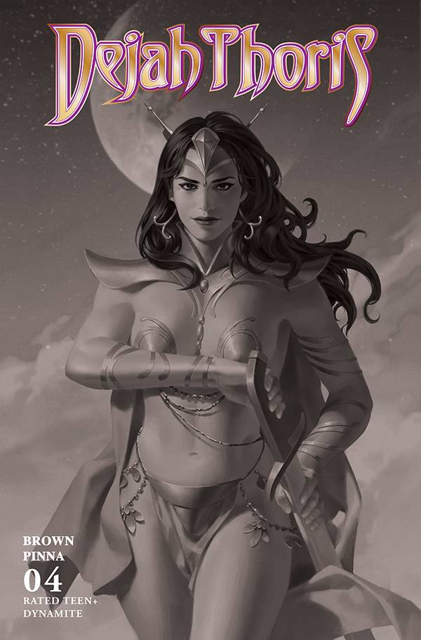 DEJAH THORIS (2023) #4 - 1:7  YOON B&W VARIANT