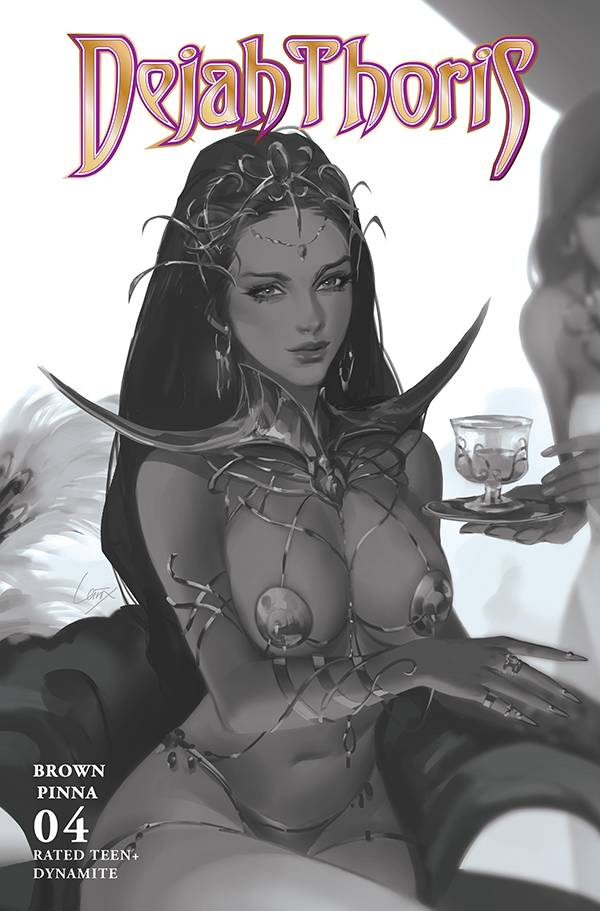 DEJAH THORIS (2023) #4 - 1:7 LEIRIX B&W VARIANT