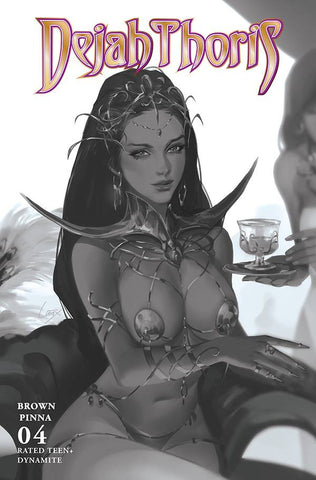 DEJAH THORIS (2023) #4 - 1:7 LEIRIX B&W VARIANT