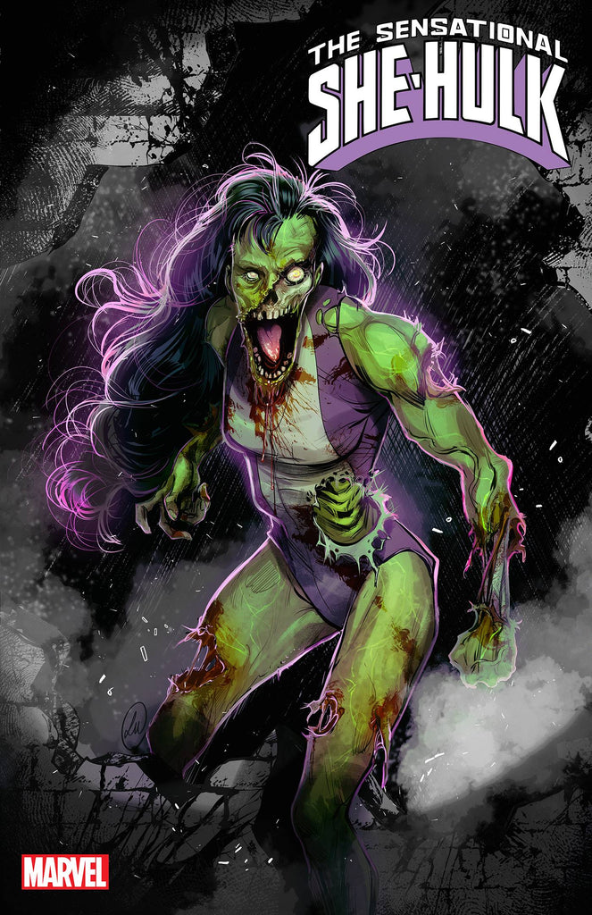 SENSATIONAL SHE-HULK #1 LUCAS WERNECK ZOMBIE VARIANT