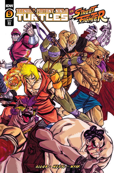 Teenage Mutant Ninja Turtles Vs. Street Fighter #5 PRE-ORDER