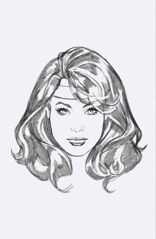 GODS #6 - 1:50 MARK BROOKS HEADSHOT SKETCH VIRGIN VARIANT