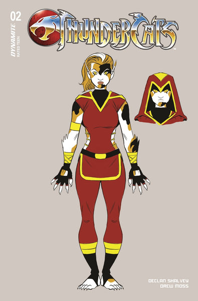 THUNDERCATS #1 to #4 1:10 DREW MOSS DESIGN VARIANT COVER SET