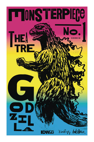 GODZILLA MONSTERPIECE THEATRE #1 - 1:10 JIM RUGG VARIANT