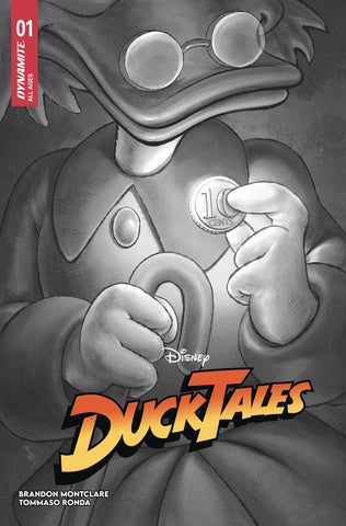 DUCKTALES #1 - 1:25 QUAH B&W VARIANT