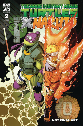 TEENAGE MUTANT NINJA TURTLES X NARUTO #2 COVER PACK PRE-ORDER