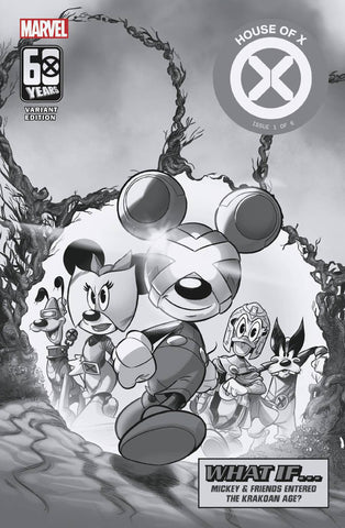 AMAZING SPIDER-MAN #63 - 1:100 DISNEY WHAT IF BW VARIANT
