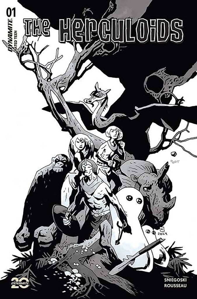 HERCULOIDS #1 - 1:10 MIGNOLA LINE ART VARIANT