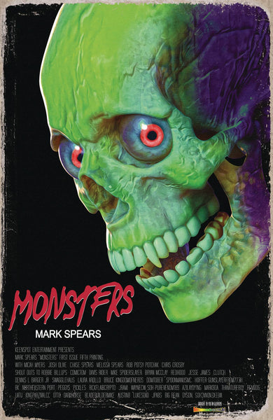 MARK SPEARS MONSTERS #1 5TH PTG COVER PACK PRE-ORDER