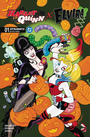 HARLEY QUINN X ELVIRA #1 - COVER COLLECTION - 5 BOOKS