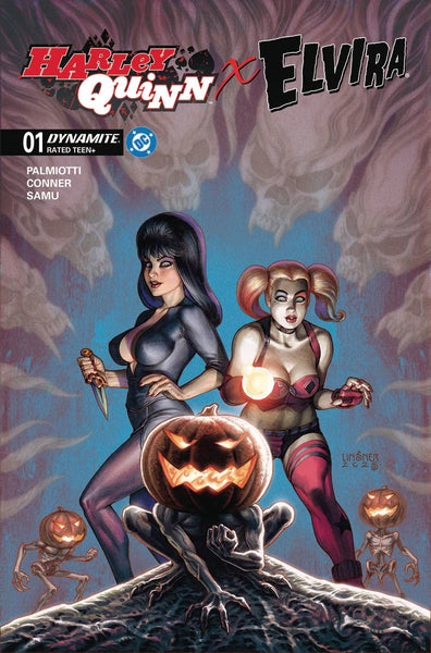 HARLEY QUINN X ELVIRA #1 - COVER COLLECTION - 5 BOOKS