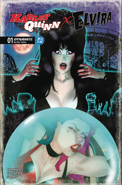 HARLEY QUINN X ELVIRA #1 - COVER COLLECTION - 5 BOOKS