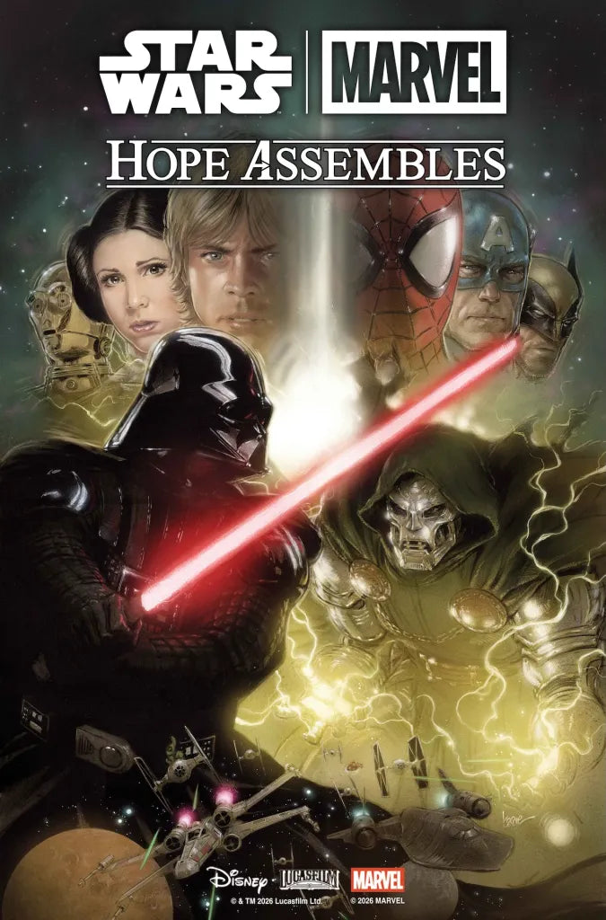 STAR WARS/MARVEL: HOPE ASSEMBLES #1 COVER C KAARE ANDREWS BATTLE VARIANT