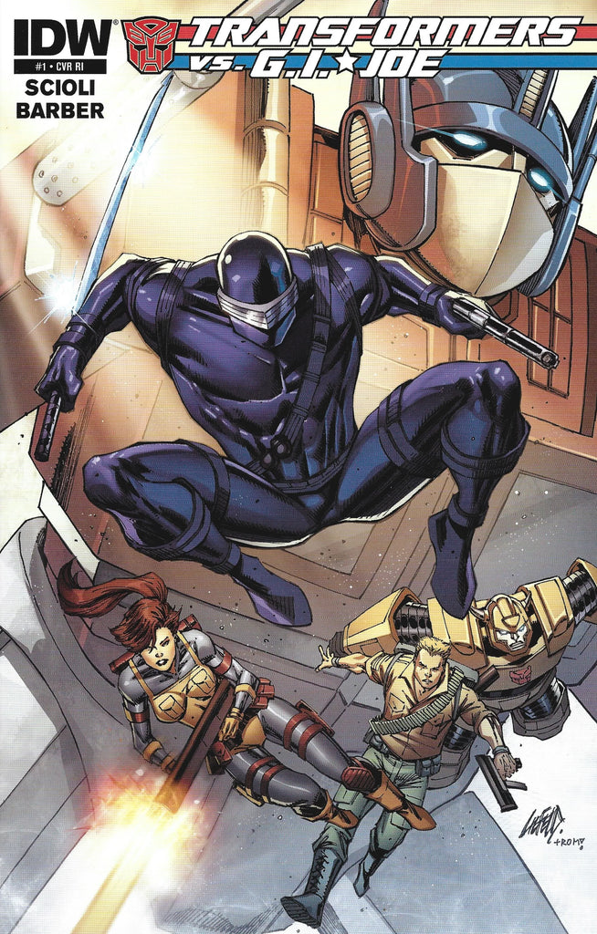 TRANSFORMERS VS GI JOE #1 - 1:10 ROB LIEFELD VARIANT