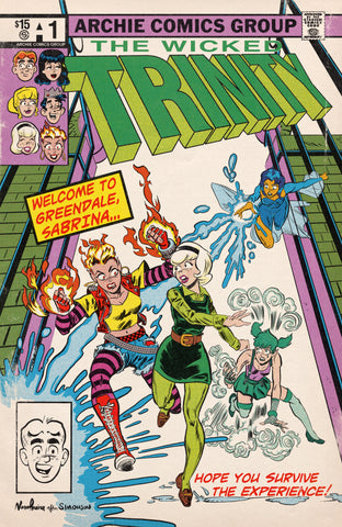 WICKED TRINITY #1 X-MEN HOMAGE VARIANT