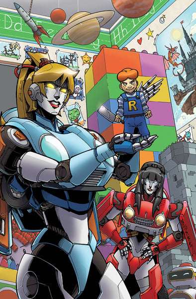 FEAR THE FUNHOUSE TOYBOX OF TERROR #1 ALEX MILNE TRANSFORMERS VARIANT