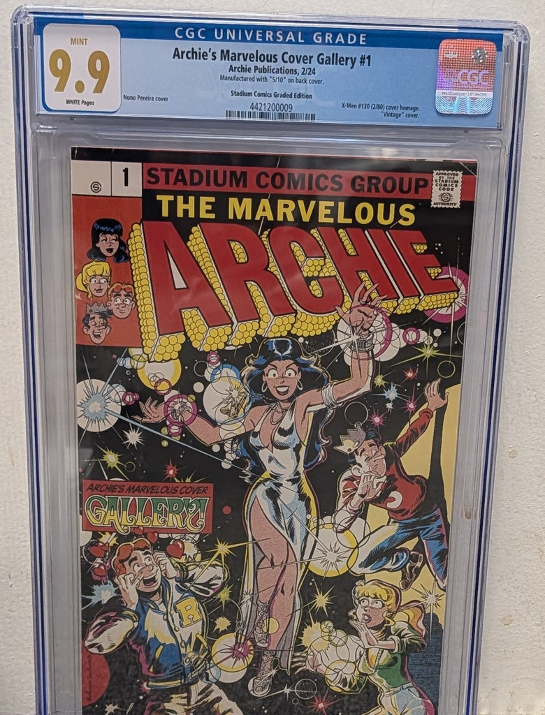 ARCHIE'S MARVELOUS COVER GALLERY GRADED EDITION CGC 9.9 NUMBERED 5/10
