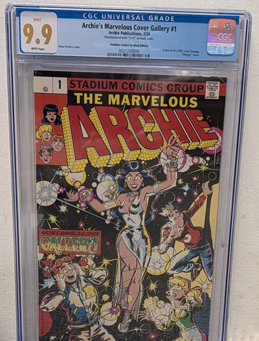 ARCHIE'S MARVELOUS COVER GALLERY GRADED EDITION CGC 9.9 NUMBERED 5/10