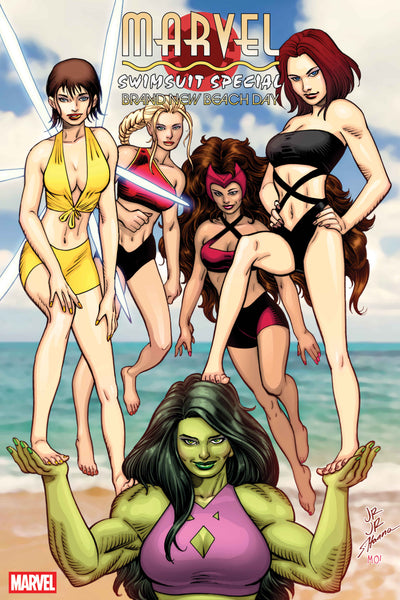 MARVEL SWIMSUIT SPECIAL BRAND NEW BEACH DAY #1 COVER PACK PRE-ORDER