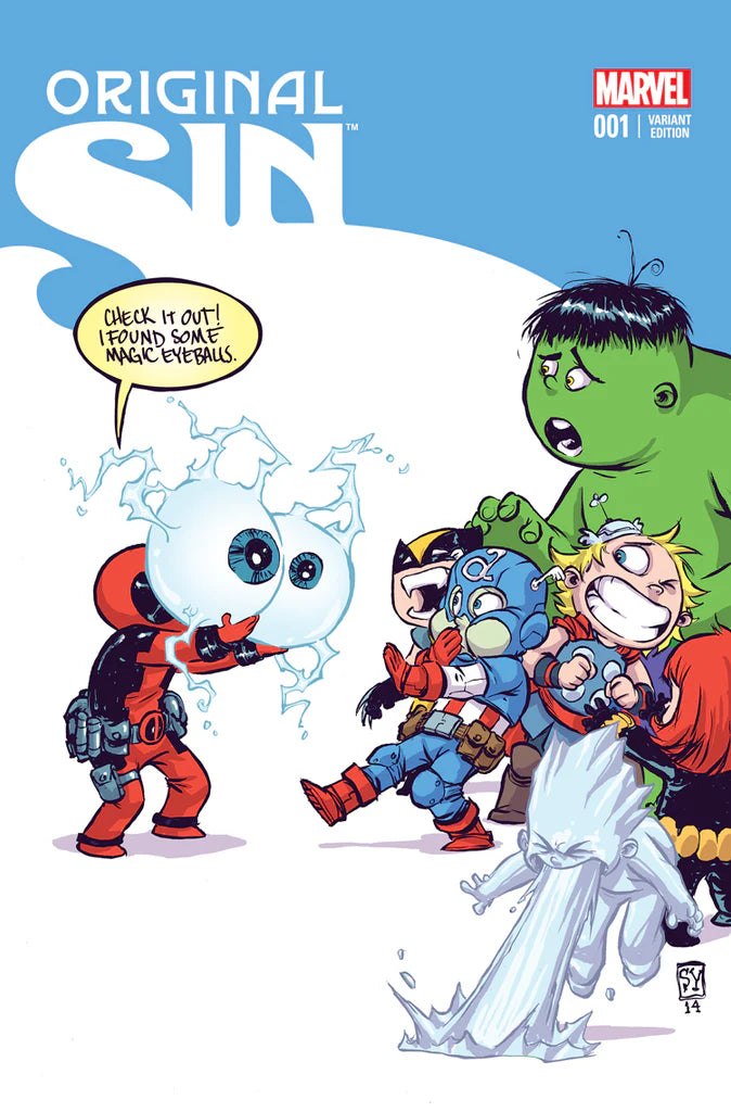 SKOTTIE YOUNG - MARVEL VARIANT COLLECTION - LOT 03 - 4 ISSUES