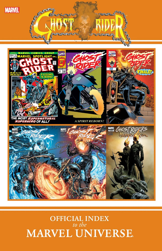 GHOST RIDER OFFICIAL INDEX OF THE MARVEL UNIVERSE TPB