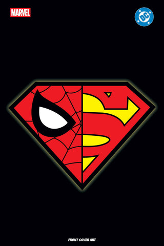 MARVEL DC SPIDER-MAN SUPERMAN #1 LOGO MASHUP VARIANT COVER