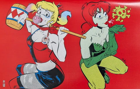 ARCHIE POP ART - POISON IVY & HARLEY QUINN VARIANT - NUMBERED TO 20 COPIES