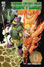 TEENAGE MUTANT NINJA TURTLES X NARUTO #1 & #2 COMIC COLLECTION - 7 BOOKS