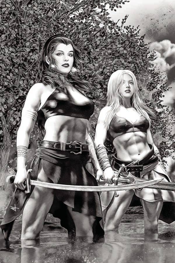 BÊLIT & VALERIA #1 - 1:50 B&W VIRGIN VARIANT