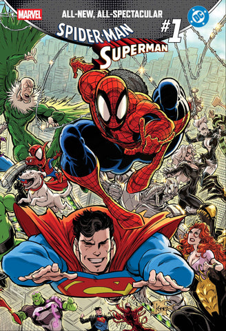 MARVEL DC SPIDER-MAN SUPERMAN #1 VARIANT COVER KAARE ANDREWS