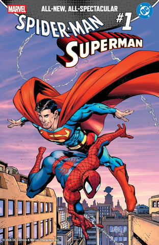 MARVEL DC SPIDER-MAN SUPERMAN #1 VARIANT COVER GREG CAPULLO