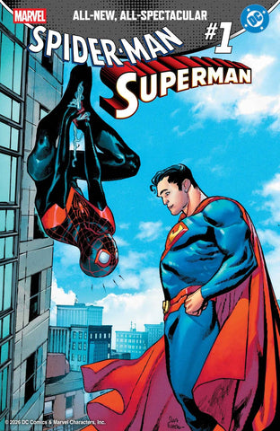 MARVEL DC SPIDER-MAN SUPERMAN #1 VARIANT COVER SARA PICHELLI