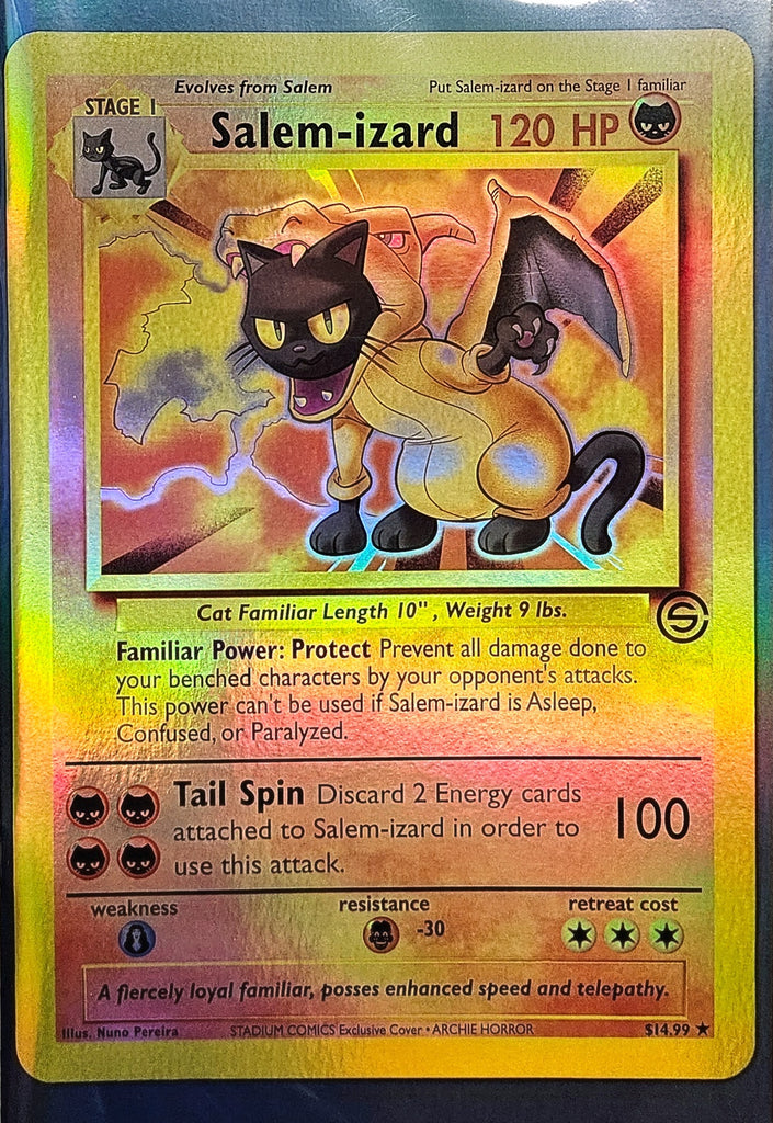 CHILLING ADVENTURES OF SALEM #1 FOIL POKEMON HOMAGE VARIANT Stadium Comics CHILLING ADVENTURES OF SALEM #1 FOIL POKEMON HOMAGE VARIANT Stadium Comics