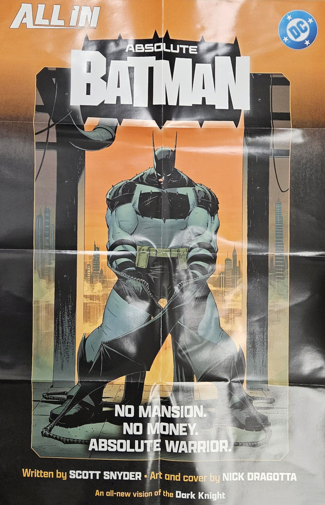ABSOLUTE BATMAN FOLDED STORE PROMO POSTER