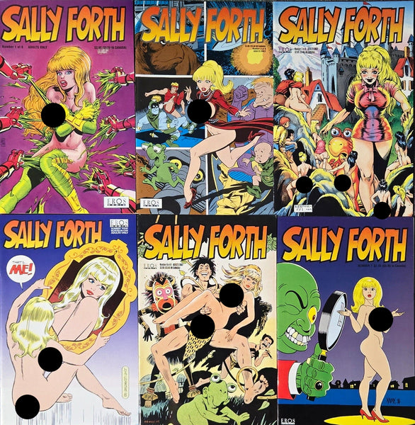 SALLY FORTH COMIC LOT - 6 ISSUES (MATURE READERS)