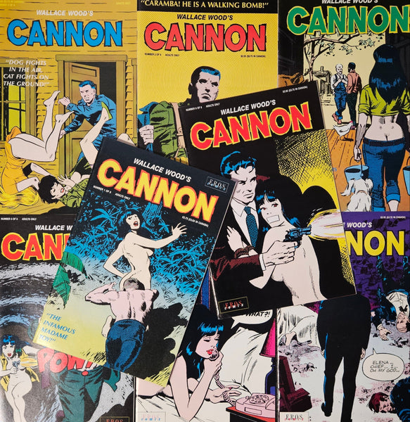 WALLACE WOOD's CANNON - COMPLETE SERIES - 8 ISSUES (MATURE READERS)