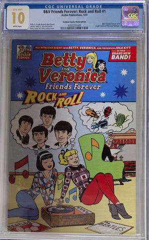 BETTY & VERONICA ROCK N ROLL #1 BEATLES VARIANT CGC 10 - ONLY 50 PRINTED
