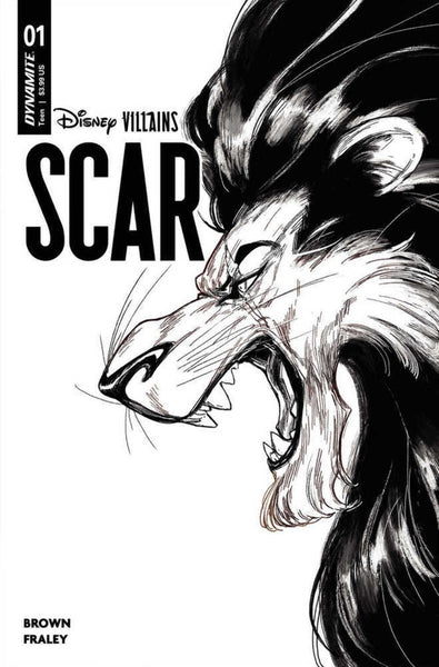 DISNEY VILLAINS SCAR #1 - RATIO VARIANT COVER COLLECTION - 3 BOOKS