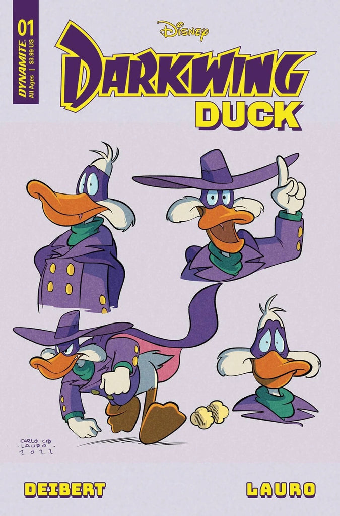 DISNEY DARKWING DUCK #1 - 1:100 LAURO DESIGN VARIANT