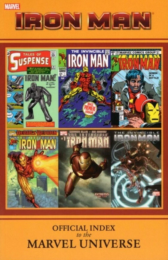 IRON MAN OFFICIAL INDEX OF THE MARVEL UNIVERSE TPB