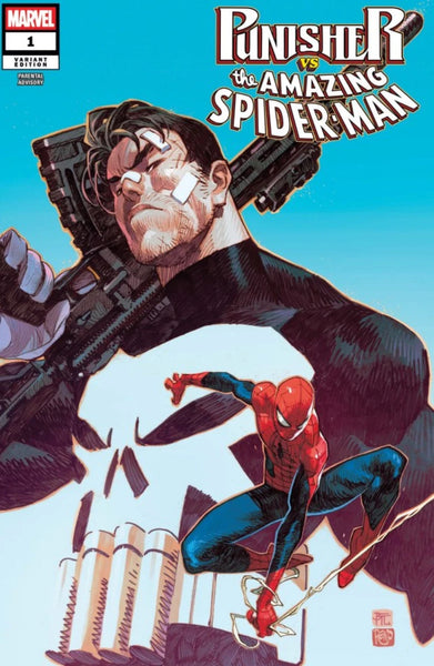 PUNISHER VS. SPIDER-MAN #1 - COVER COLLECTION - 4 BOOKS