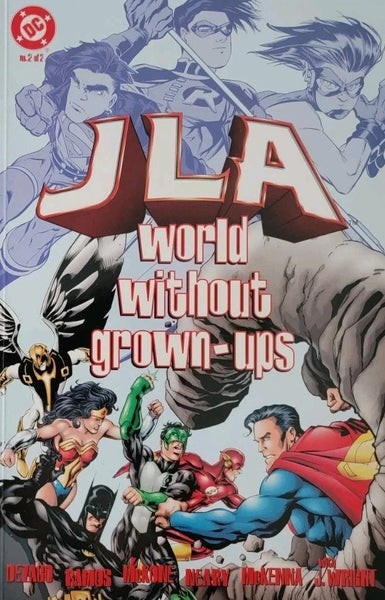 JLA WORLD WITHOUT GROWN-UPS - COMPLETE SERIES - 2 ISSUES
